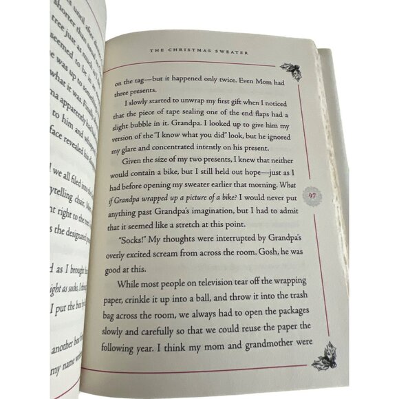 The Christmas Sweater By Glenn Beck Hardcover Book Threshold Ed Dust Jacket - Picture 4 of 4